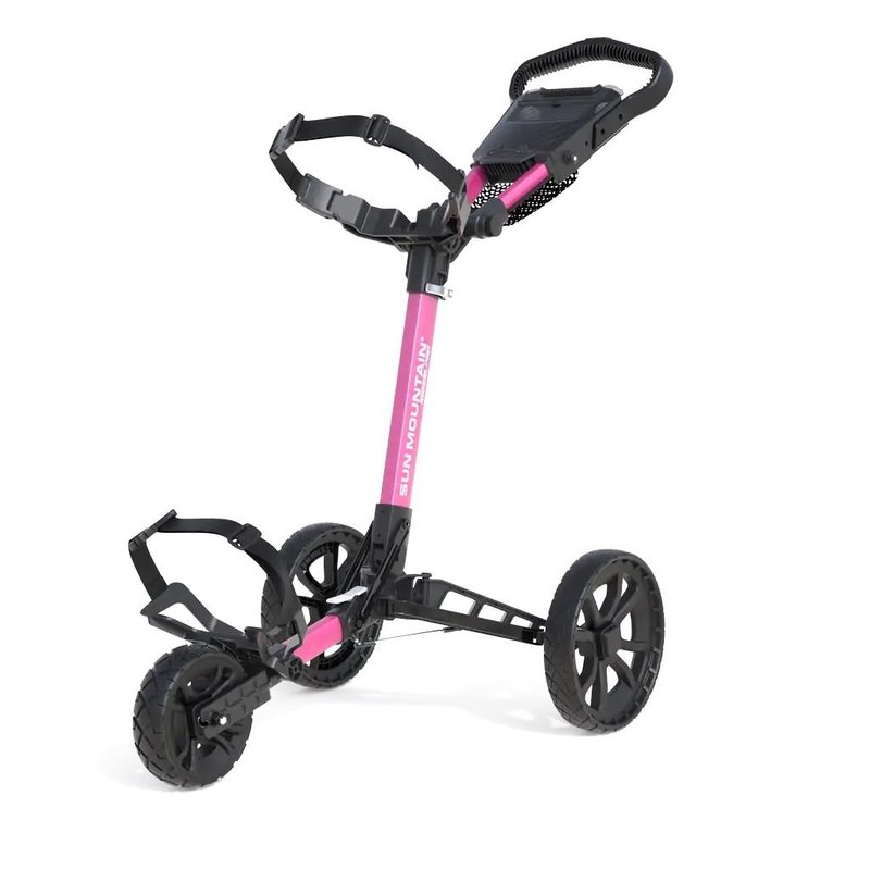 Sun Mountain Ridgeline 3 Manuell Golftrolley, rosa