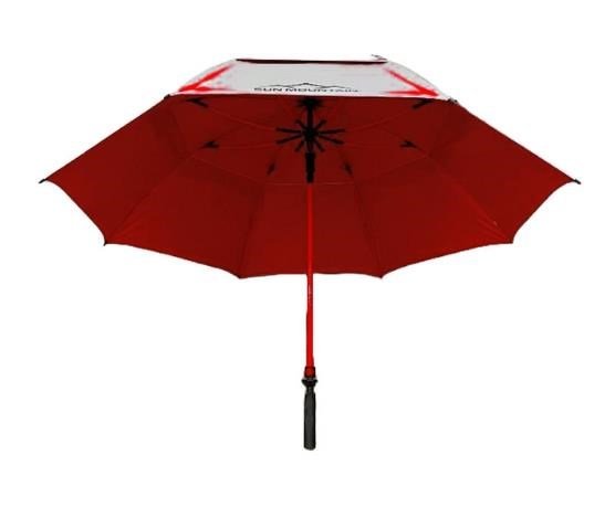 Sun Mountain Chrome UV Regenschirm 68", red