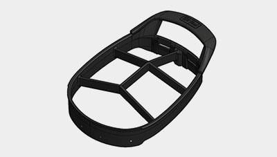 Limited Edition - Ping Hoofer Standbag, blue topo