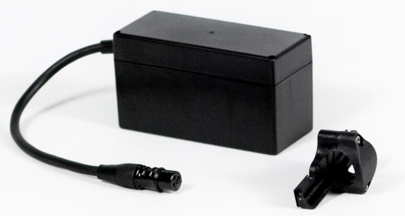 Davies Caddy Lithium Akku (9Ah, Vorderachshalterung) Trolley-Zubehör, schwarz