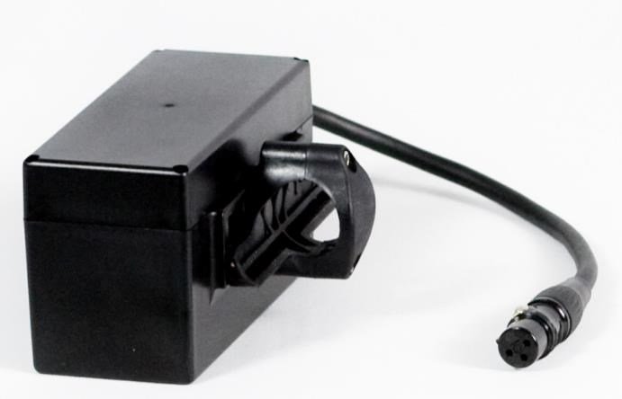 Davies Caddy Lithium Akku (9Ah, Vorderachshalterung) Trolley-Zubehör, schwarz