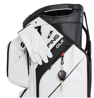 Ping DLX Cartbag, weiss/grau/blau