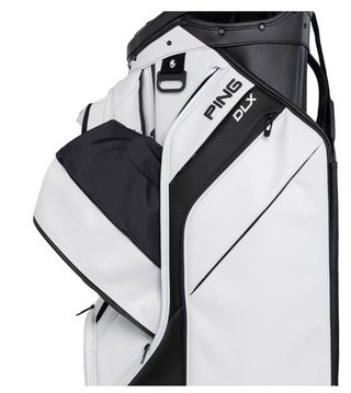 Ping DLX Cartbag, weiss/grau/blau