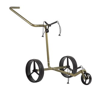 JuCad Carbon Verde Black Manuell Golftrolley + Tragetasche