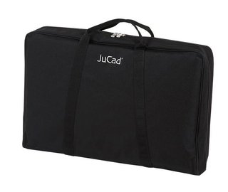 JuCad Carbon Verde Black Manuell Golftrolley + Tragetasche