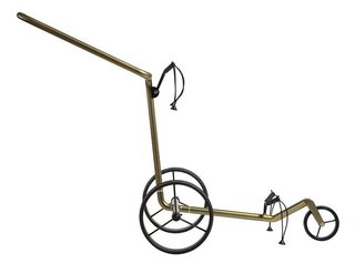 JuCad Carbon Verde Black Manuell Golftrolley + Tragetasche