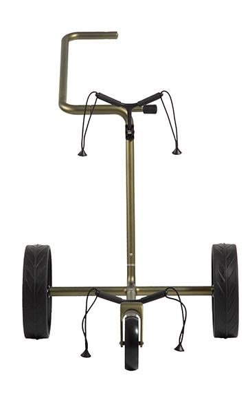 JuCad Carbon Verde Black Manuell Golftrolley + Tragetasche
