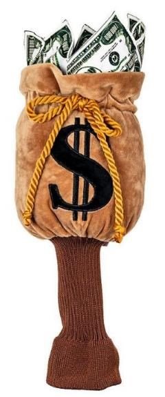 Daphne Dolphin Driver Headcovers, Money Bag