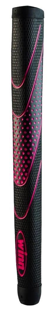 Winn Excel 2024 Medallist Pistol Putter Grip, schwarz/rosa