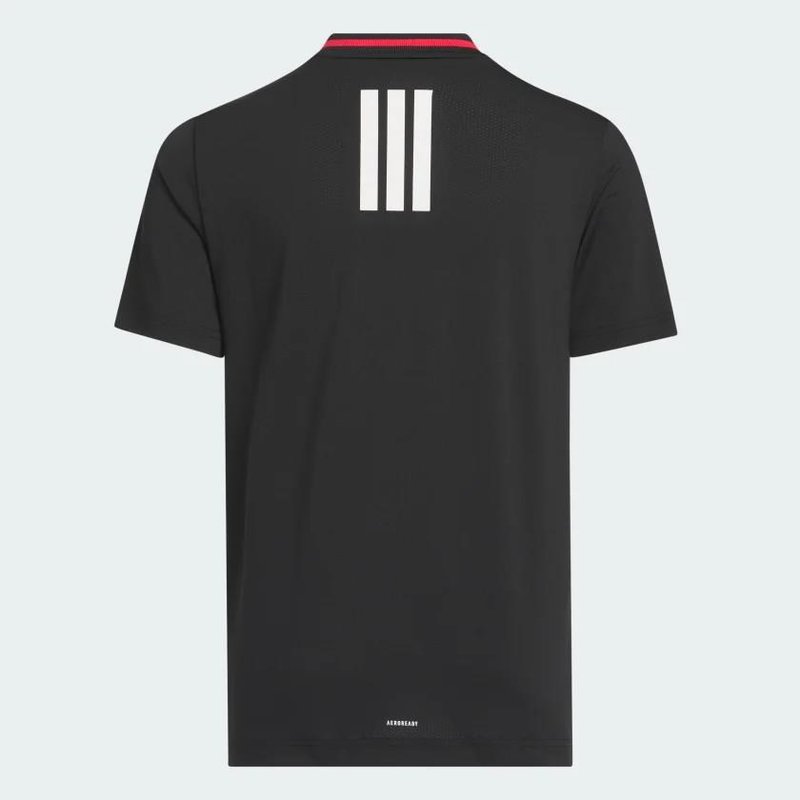Adidas Sport Collar Boys Jungen Polo, schwarz