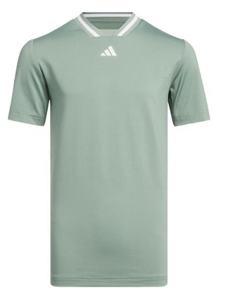 Adidas Collar Junior Poloshirt, silver green