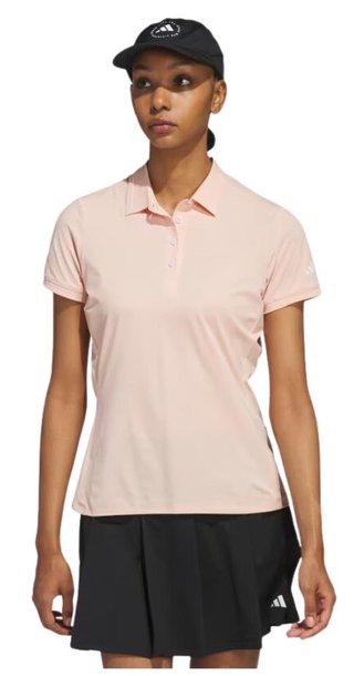 Adidas Ultimate365 Tour Twistknit Damen Poloshirt, powder coral