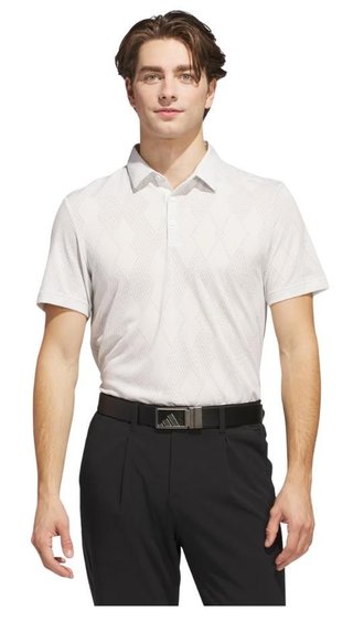 Adidas Ultimate365 Micro Texture Herren Poloshirt, weiss
