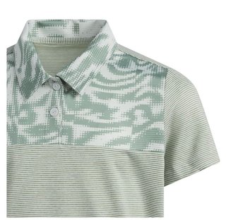 Adidas Ottoman Printed Junior Poloshirt, wonder silver/silver green