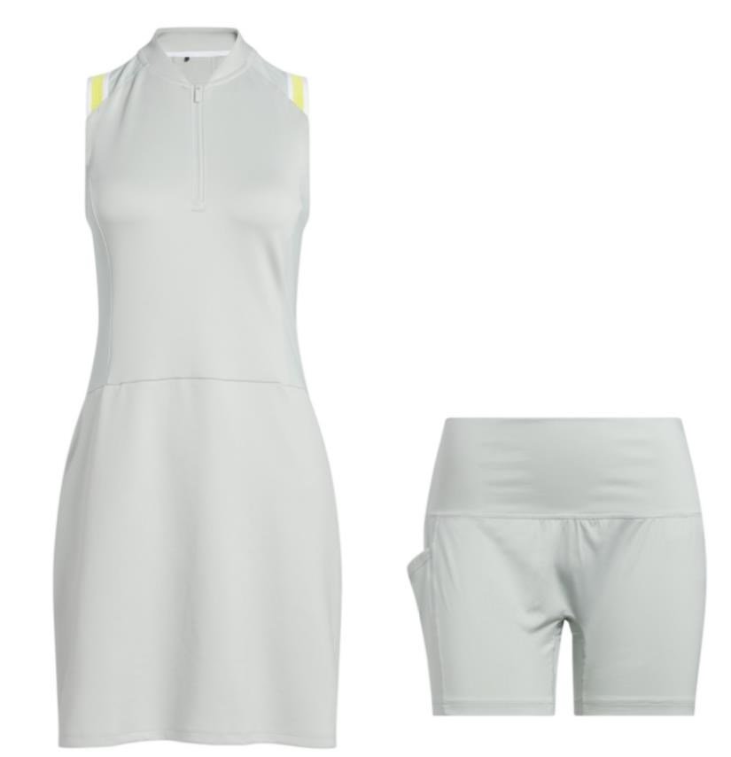 Adidas Ultimate365 Racerback Damen Golfkleid, wonder silver