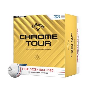 Callaway Chrome Tour Triple Track Golfbälle 2024 (4 Dutzend, 48 Bälle)