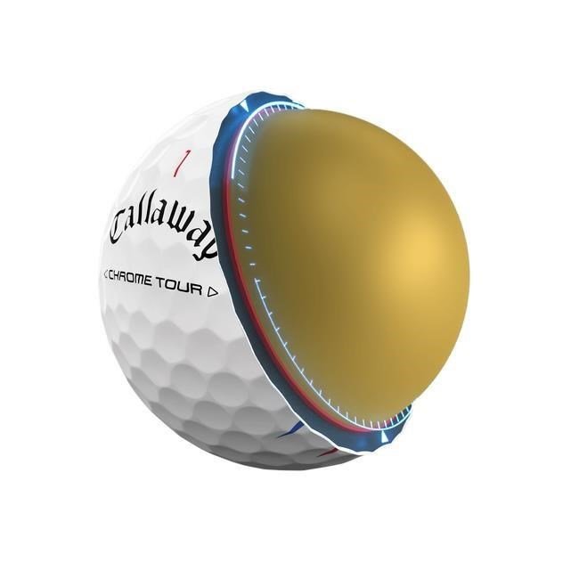 Callaway Chrome Tour Triple Track Golfbälle 2024 (4 Dutzend, 48 Bälle)