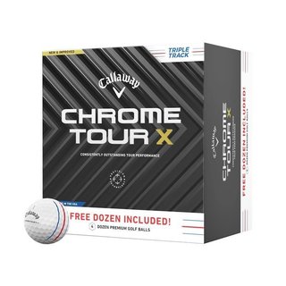 Callaway Chrome Tour X Triple Track Golfbälle 2024 (48 Bälle, 4 Dutzend)