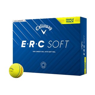 Callaway ERC Soft Triple Track Golfbälle, gelb