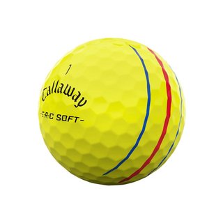 Callaway ERC Soft Triple Track Golfbälle, gelb