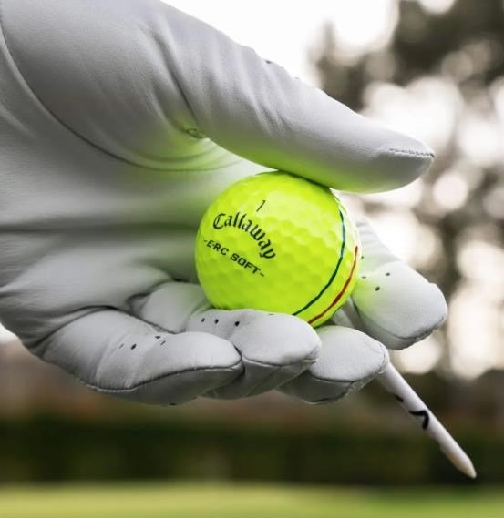 Callaway ERC Soft Triple Track Golfbälle, gelb