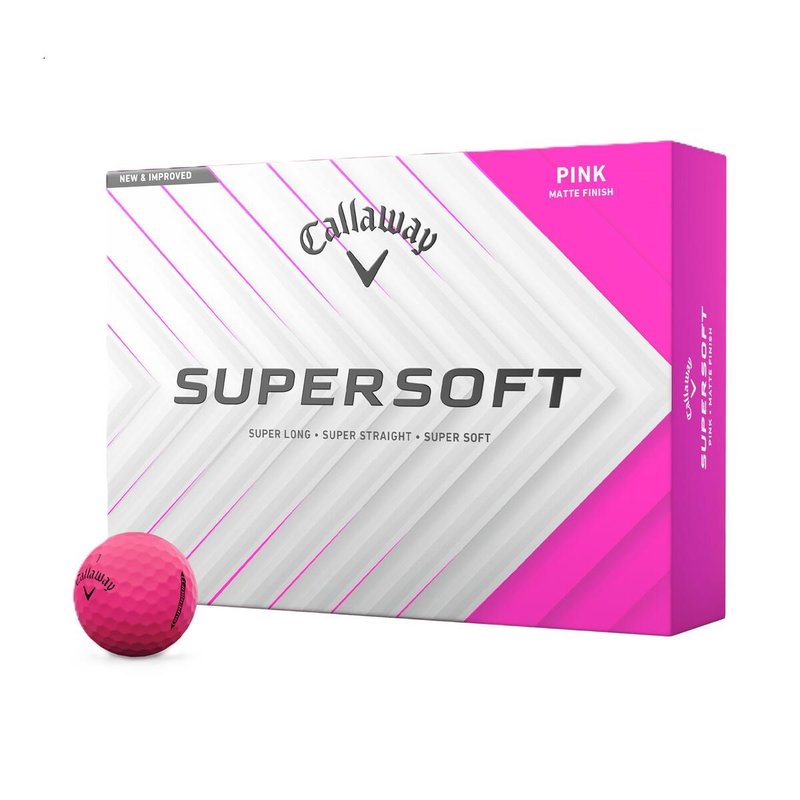 Callaway Supersoft Golfbälle, rosa