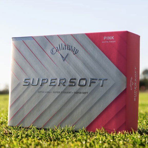 Callaway Supersoft Golfbälle, rosa