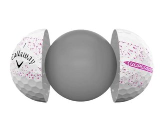Callaway Supersoft Splatter 360 Pink Golfbälle