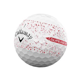 Callaway Supersoft Splatter 360 Red Golfbälle