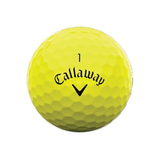Callaway Warbird Distance+ Golfbälle, gelb