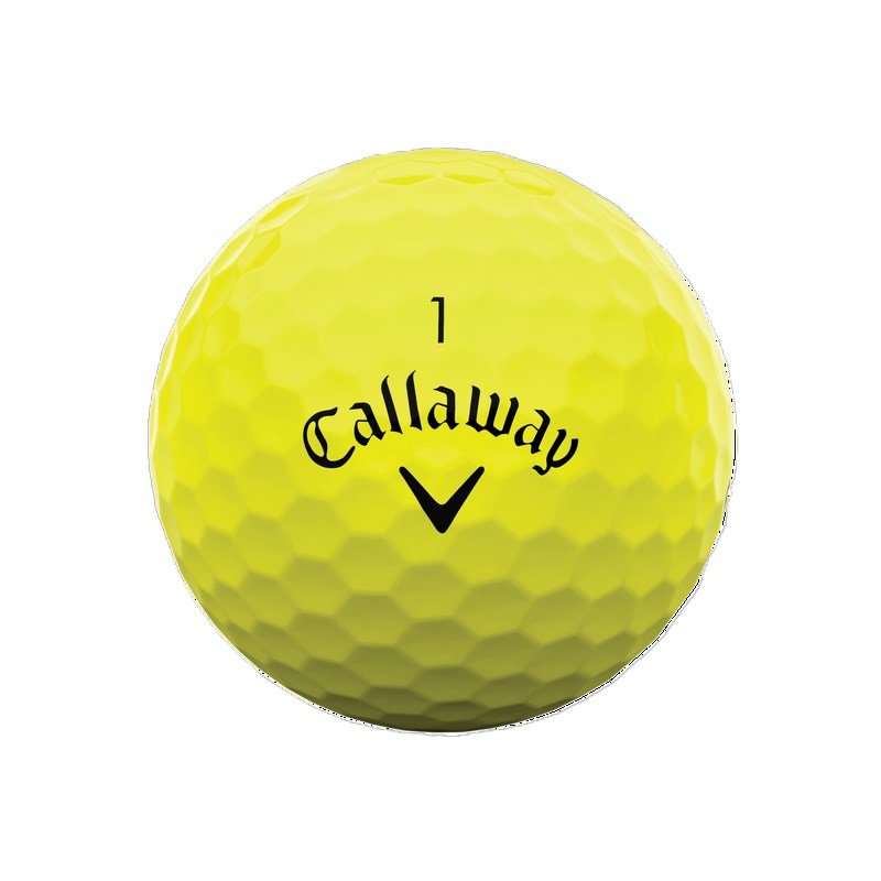 Callaway Warbird Distance+ Golfbälle, gelb
