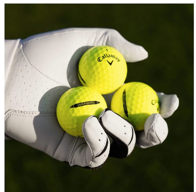 Callaway Warbird Distance+ Golfbälle, gelb
