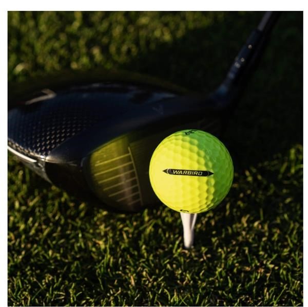 Callaway Warbird Distance+ Golfbälle, gelb