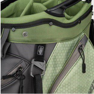 Callaway Chase 14 Cartbag, weiss/silber/orange