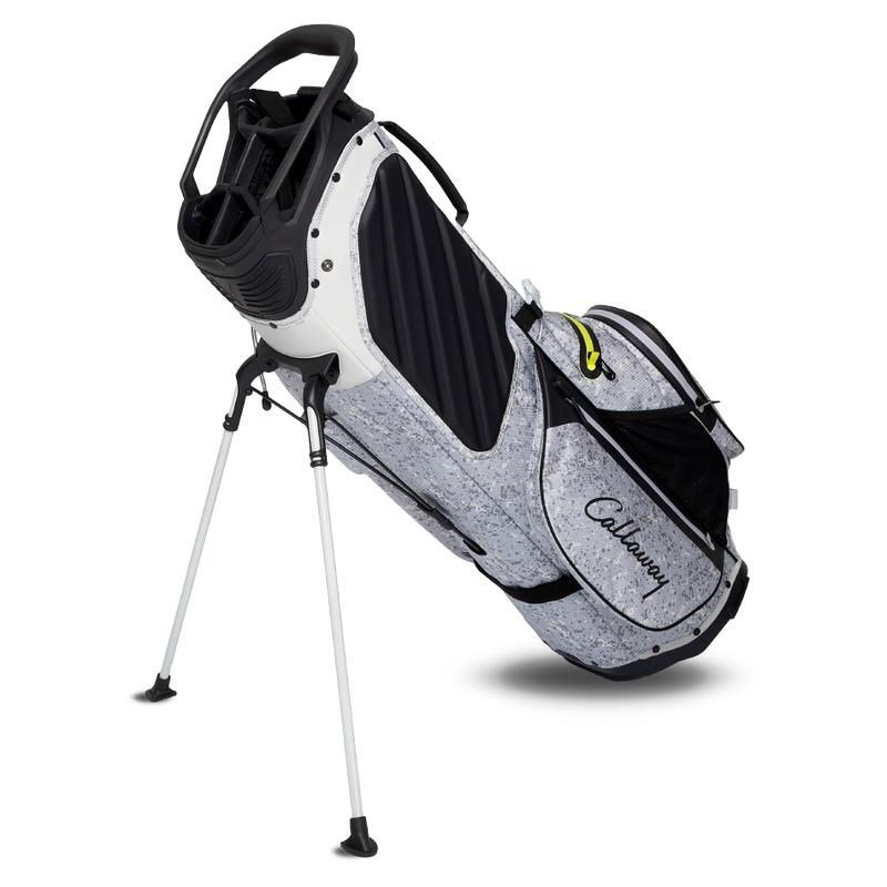 Callaway Fairway plus HD Standbag, grey splatter paint/flo yellow