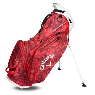 Callaway Fairway 14HD Standbag, red palms/light grey