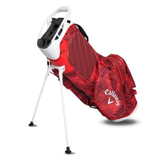 Callaway Fairway 14HD Standbag, red palms/light grey