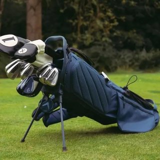 Callaway Carry+ Standbag, dunkelblau/weiss/rot