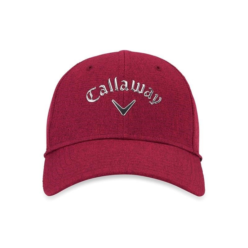 Callaway Liquid Metal Damen Cap, rot/silber