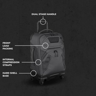 Ogio Renegade 22" 4-Wheel Travel 33L Reisetasche, titanium