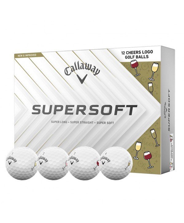LIMITED - Callaway Supersoft Cheers Golfbälle