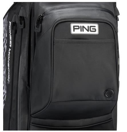 Ping Pioneer Monsoon Cartbag, schwarz/grau