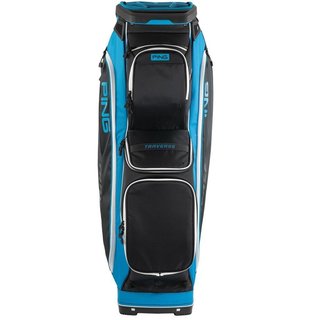 Ping Traverse Cartbag, schwarz/blau