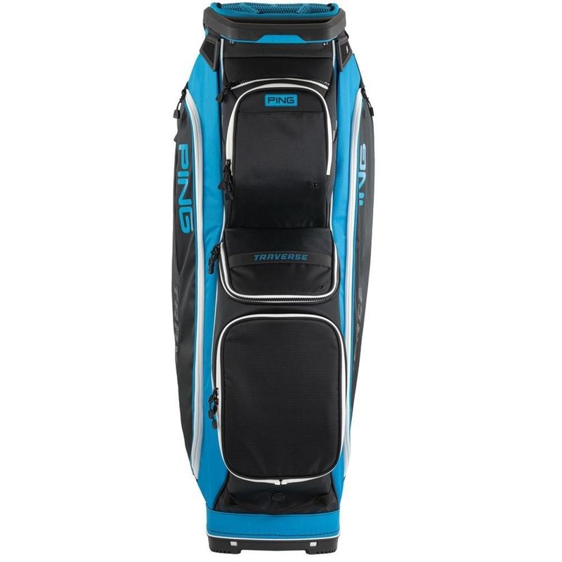 Ping Traverse Cartbag, schwarz/blau
