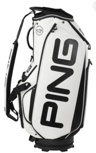 Ping Tour Staff 243 Cartbag, schwarz/weiss