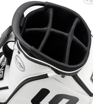 Ping Tour Staff 243 Cartbag, schwarz/weiss