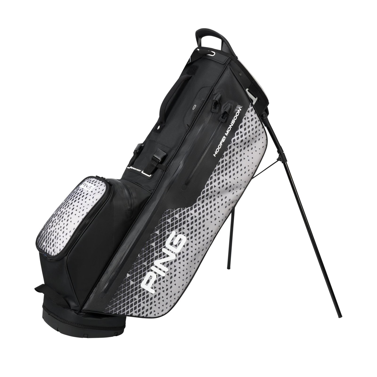 Ping Hoofer Monsoon Standbag, schwarz/grau