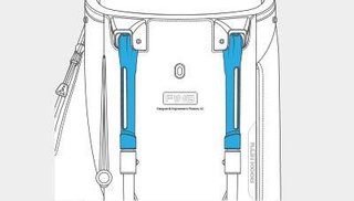 Ping Hoofer Monsoon Standbag, schwarz/blau