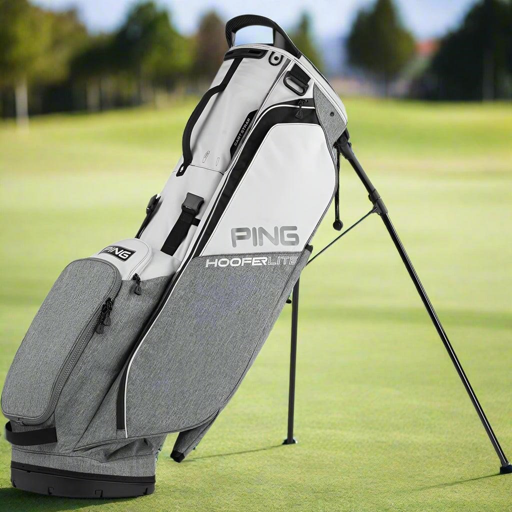 Ping Hoofer Lite Standbag, heather grey/platinum/black