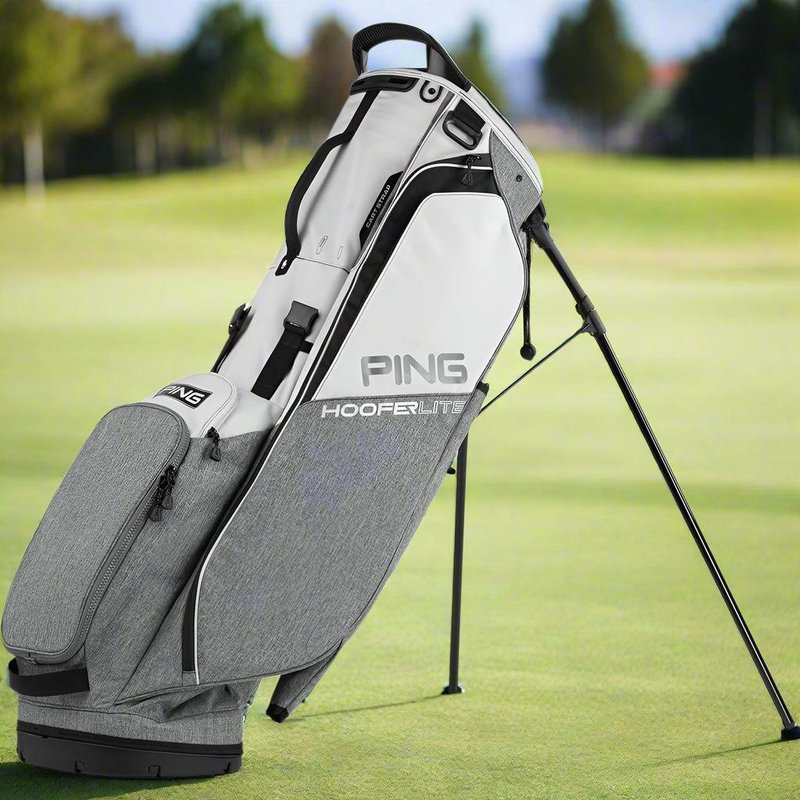 Ping Hoofer Lite Standbag, heather grey/platinum/black